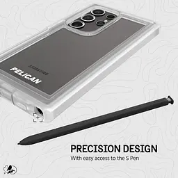 Протиударний чохол із кліпсою Pelican Voyager аналог OtterBox Defender для Samsung Galaxy S24 Ultra (6.8") Clear - мініатюра 4