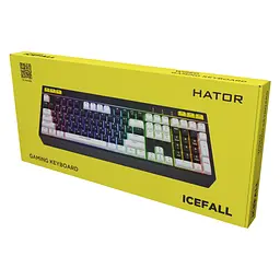Клавіатура Hator Icefall USB Black/White (HTK400UA) - мініатюра 5
