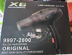 Фен Enzo X6 Professional 9996-2800 з іонізацією 2500 Вт - мініатюра 9