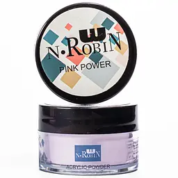 Акрилова пудра для нігтів N·Robin Acrylic Powder 15 г, Рожева