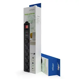 Мережевий фільтр EnerGenie SPG5-C-15, 5 розеток, 4.5 м (SPG5-C-15) - мініатюра 2