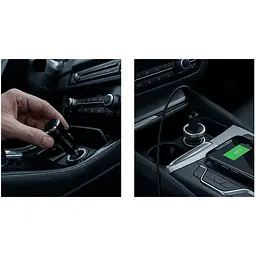 Автомобільний зарядний пристрій Voin 1USB 12/24V - 5V 3A 9V 2A 12V 1.5A (C-3011Q) - мініатюра 3