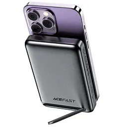 Портативний ЗП Power Bank Acefast M6 PD20W з БЗП 10000 mAh Black - мініатюра 2