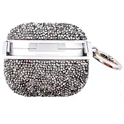 TPU чохол Bling World Rock Diamond для навушників AirPods Pro / Airpods Pro 2 Срібний - мініатюра 3