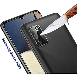 Захисне скло BeCover для камери Samsung Galaxy A03s SM-A037 Black (707027) - мініатюра 2