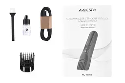 Машинка для стрижки Ardesto HC-Y10-B/5 Вт/чорний/LED-індикація заряду - мініатюра 10
