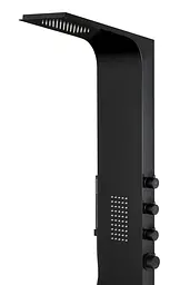 Душова панель Corsan Duo black A777MBL, Чорний матовий - мініатюра 2