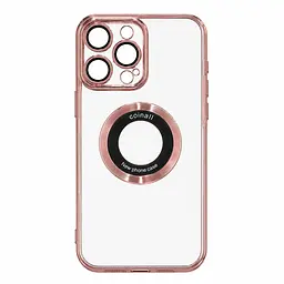 Магнітний чохол XON PhoneCase Magnetic для iPhone 13 Pro Max (PCMC1113400P 8222) Рожевий/Прозорий