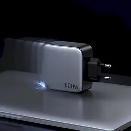 Зарядний пристрій Ugreen CD254 100 W Smart Charger євровилка (50327) - мініатюра 2