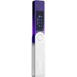 Апаратний криптогаманець Ledger Nano X Onyx Cosmic Purple - мініатюра 3