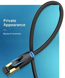 Патч-корд Vention CAT 8 Ethernet Black 20 м (IKABQ) - мініатюра 5