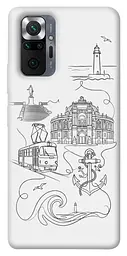 TPU чехол Demsky Odesa spirit для Xiaomi Redmi Note 10 Pro