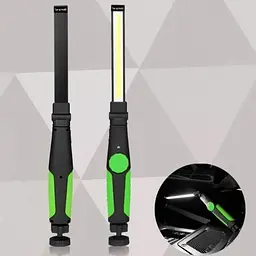 Ліхтар акумуляторний WORKLIGHT-W55-COB поворот 180o з магнітом зелений