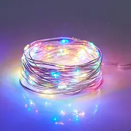 Гірлянда світлодіодна від мережі Роса Y25-37M 19602 10 м 100 LED мультиколор - мініатюра 3