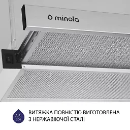 Витяжка телескопічна Minola HTL 5614 I 1000 LED - мініатюра 8
