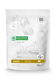Сухий корм для собак малих порід з білим забарвленням шерсті Nature's Protection SC White Dogs Adult Small and Mini, 400г