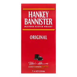 Набір: Віскі Hankey Bannister Blended, 40%, 4,5 л + підставка для пляшки - мініатюра 2