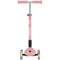 Самокат Globber Primo Foldable Lights пастельно-рожевий (432-211-3) - мініатюра 4