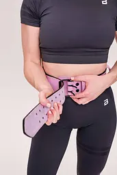 Пояс BiotechUSA Bodybuilding leather belt purple M - мініатюра 4