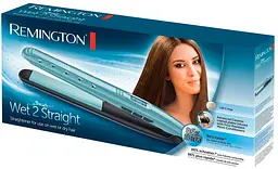 Випрямляч Remington Wet 2 Straight, 47 Вт, температурних режимів 10, 140-230С, дисплей, кераміка, титан, бірюзовий - мініатюра 3