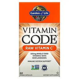 Витамин С Vitamin Code RAW Vitamin C 60 Capsules Garden of Life vit0006295