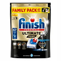 Капсулы для посудомоечных машин Finish Ultimate Plus Fresh 67 шт. 817 г (4251758436290)