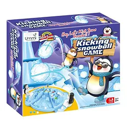 Настільна інтерактивна гра Ummi 11818 Kicking Snowball Game Blue - мініатюра 2