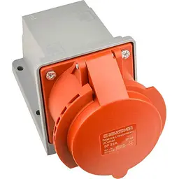 Розетка стаціонарна АСКО серії UСombi 5P 32A IP 44