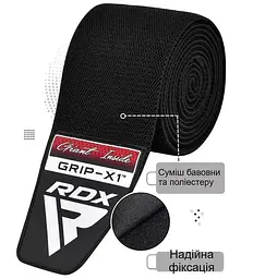 Бинти на коліна RDX K1 GYM Knee Wraps Full Black (WAH-K1FB) - мініатюра 3