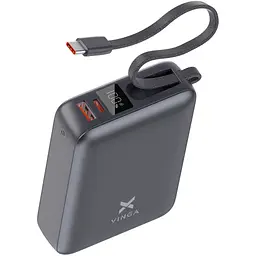 Батарея універсальна Vinga 20000 mAh 45W Display Cable (VPBB2045C) - мініатюра 3