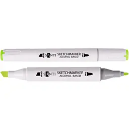 Набір спиртових маркерів Santi Professional SA-59 блідо-зелений 6 шт. (390863)