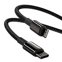 Дата кабель Baseus Tungsten Gold Type-C to Lightning PD 20W (1m) (CATLWJ) Чорний - мініатюра 3