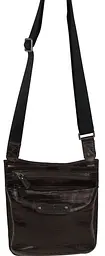 Чоловіча сумка Mykhail Ikhtyar 24х26х3 см Коричневий (45041 croco brown) - мініатюра 3