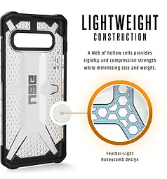 Чохол прозорий протиударний UAG Plasma 211343114343 для Samsung Galaxy S10 (6.1") Ice - мініатюра 8