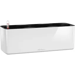 Вазон Lechuza Cube Glossy Triple 40х14х14 см білий (13670)