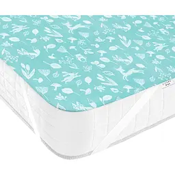 Наматрацник непромокаючий Cosas Animals Mint 70х120 см м'ята (WaterSheet_AnimalsMint_120) - мініатюра 2