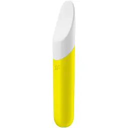 Мінівібратор з гнучким язичком Satisfyer Ultra Power Bullet 7 Yellow - мініатюра 2