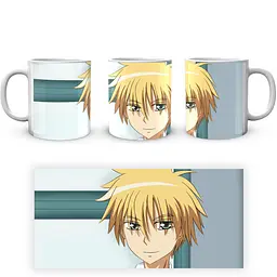 Кухоль GeekLand Kaichou wa Maid-sama Президент студ поради - покоївка! Такумі KWM 02.09 330 мл білий - мініатюра 4