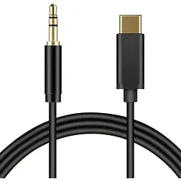 Кабель мультимедійний USB-C to 3.5mm M 1.0m black XoKo (AUX-002-BK)