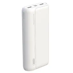 Зовнішній акумулятор XO power bank PR122 20000 mAh білий - мініатюра 2