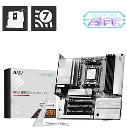 Материнська плата MSI PRO B850M-A WIFI PZ (PRO B850M-A WIFI PZ) (Socket AM5, AMD B850, Micro-ATX) - мініатюра 5
