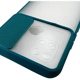Бампер Totu Slide Camera Matt Case Xiaomi Redmi 10C Green - мініатюра 4