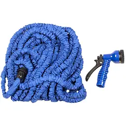 Шланг поливальний XHOSE 30 м, еластичний, з розширенням у 3 рази, синій