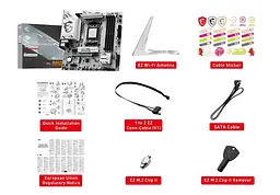 MSI Материнська плата B850M GAMING PLUS WIFI6E sAM5 B850 4xDDR5 M.2 HDMI DP WiFi BT mATX - мініатюра 2