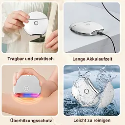 Robofun Масажер для обличчя Gua Sha Electric з 4 режимами, нагріванням та вібрацією - мініатюра 5