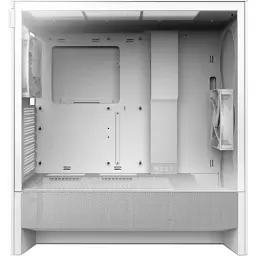 Корпус NZXT H5 Flow White, без БЖ, для E-ATX, ATX, micro ATX, mini ITX, 1 x 3.5″ відсіків, 2 x 2.5″ відсіків, 2хUSB 3.0/1хType-C, 7 слотів розширення (CC-H52FW-01) - мініатюра 6
