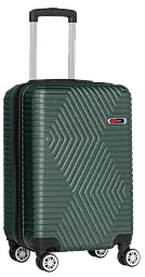 Мала пластикова валіза на колесах 45L Polo смарагдова GD sum0028685