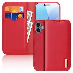 Чохол-книжка Dux Ducis Hivo для Apple iPhone 17 (6.3) Red - мініатюра 2