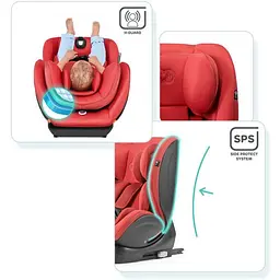 Автокрісло Kinderkraft Myway Isofix 0-36 кг Red - мініатюра 10