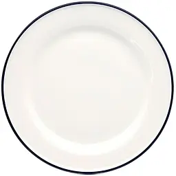 Тарілка десертна МВМ My Home KP-35 20.5 см біла (KP-35 WHITE)
